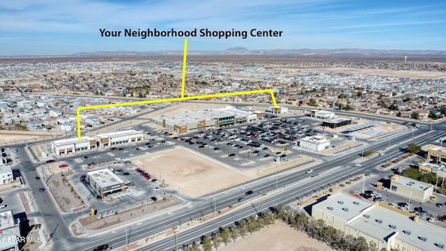 525 Cedarwood Dr, El Paso, TX 79928 - drone / aerial view of a mountainous background