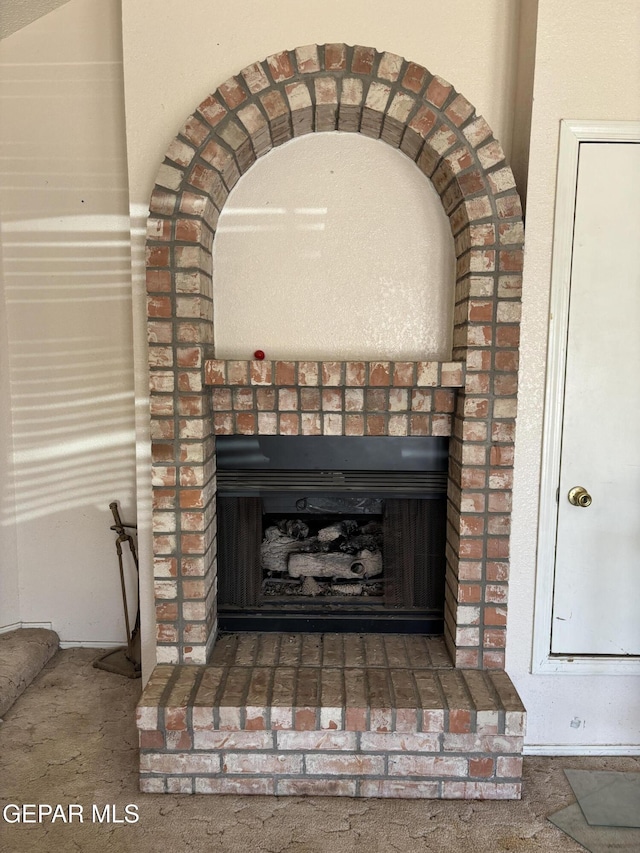 10645 Obsidian St, El Paso, TX 79924 - detailed view of a fireplace