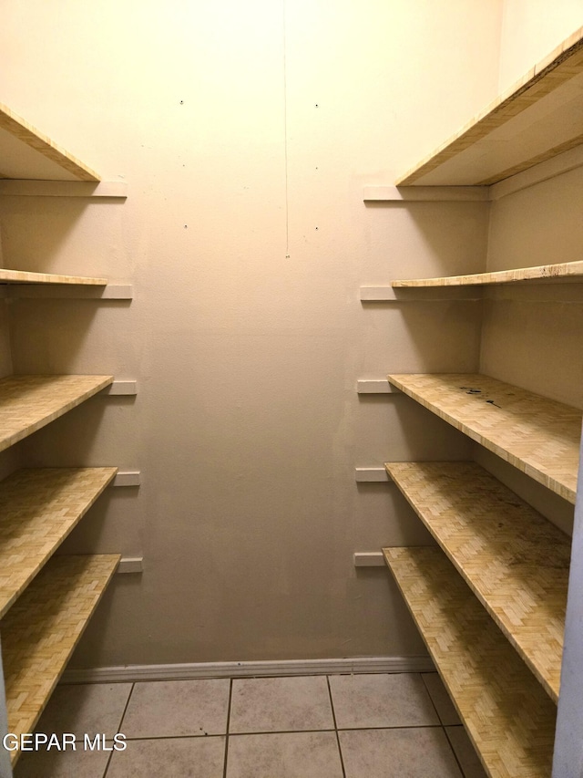 view of pantry