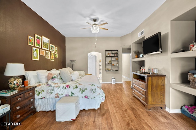 421 Wild Willow Dr, El Paso, TX 79922 - bedroom with wood finished floors and baseboards