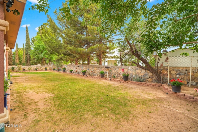 421 Wild Willow Dr, El Paso, TX 79922 - view of yard