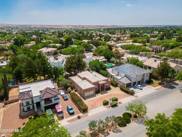 421 Wild Willow Dr, El Paso, TX 79922 - aerial perspective of suburban area