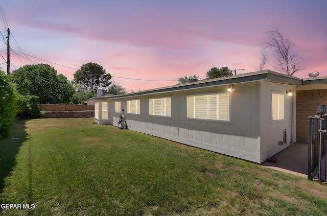 4540 Swan Dr, El Paso, TX 79922 - view of home's exterior with a yard