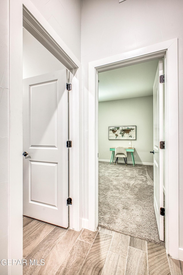 309 Blue Vly, El Paso, TX 79928 - hall featuring carpet floors