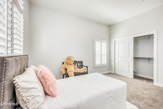 309 Blue Vly, El Paso, TX 79928 - carpeted bedroom with baseboards and a closet