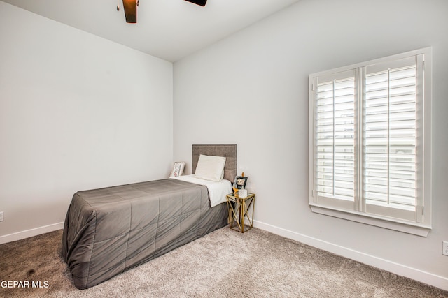 309 Blue Vly, El Paso, TX 79928 - carpeted bedroom featuring baseboards and ceiling fan