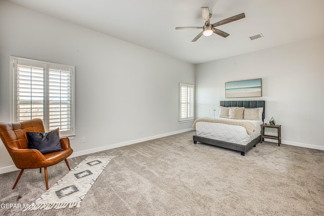 309 Blue Vly, El Paso, TX 79928 - carpeted bedroom featuring baseboards and ceiling fan