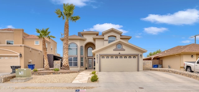 3208 Cascade Point Dr, El Paso, TX 79938 - mediterranean / spanish home with stucco siding and concrete driveway