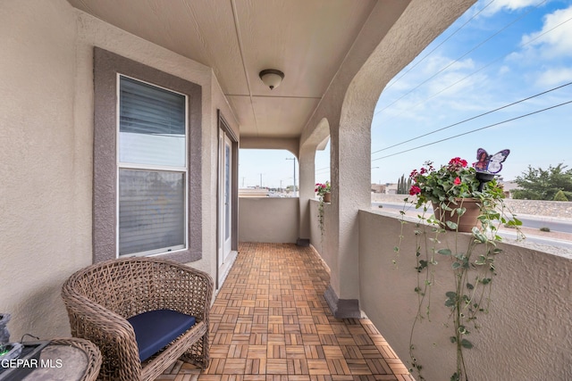 3208 Cascade Point Dr, El Paso, TX 79938 - view of patio / terrace with a balcony