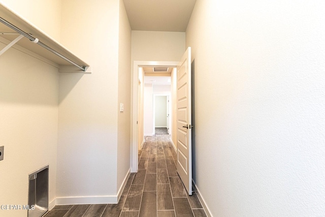 3801 Course St, El Paso, TX 79938 - corridor featuring wood finish floors and baseboards