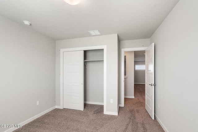 3800 Peak Pl, El Paso, TX 79938 - unfurnished bedroom featuring carpet floors, baseboards, and a closet