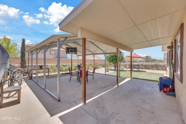 view of patio