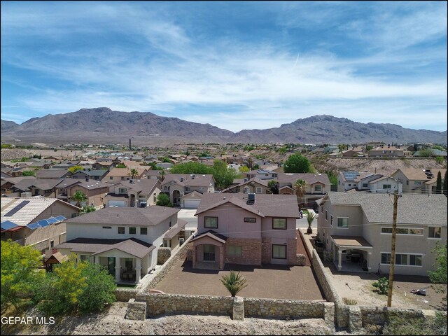 1493 Luz De Sol Dr, El Paso, TX 79912 - mountain view featuring nearby suburban area