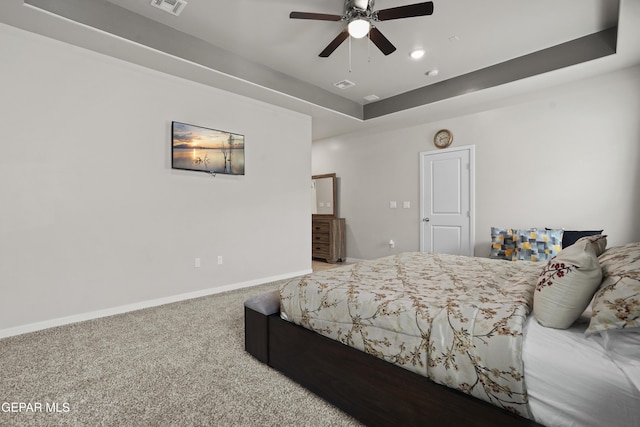 12405 Northumberg Dr, El Paso, TX 79928 - bedroom featuring carpet, baseboards, and a ceiling fan
