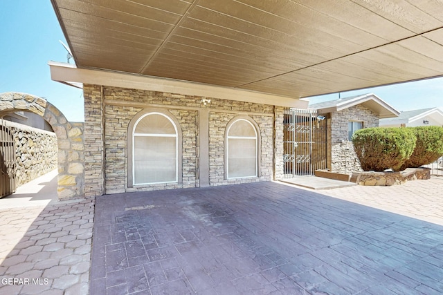 10912 Duke Snider Cir, El Paso, TX 79934 - view of patio