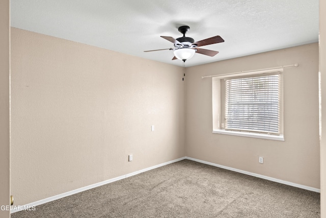 10740 White Sands Dr, El Paso, TX 79924 - carpeted empty room featuring a ceiling fan and baseboards