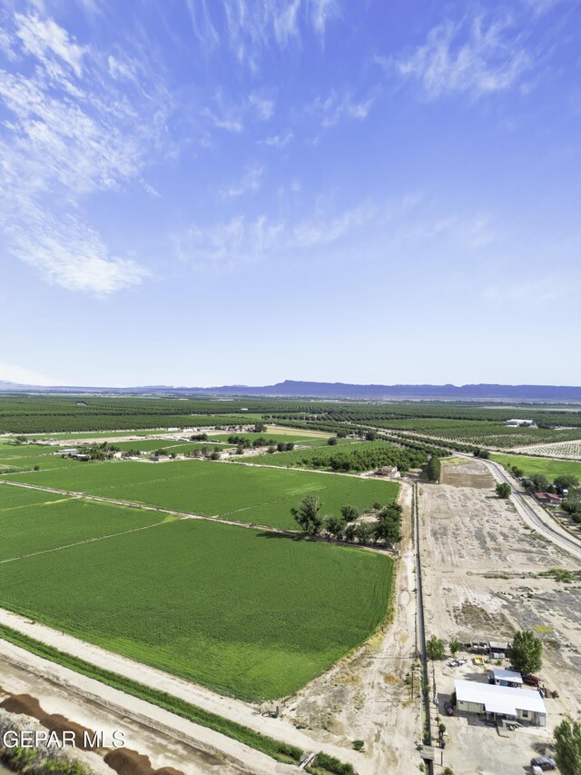 720 Johnson St, Fabens, TX 79838 - overview of rural landscape with extensive farmland
