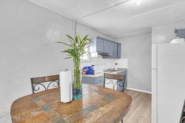 720 Johnson St, Fabens, TX 79838 - dining room featuring light wood-style floors