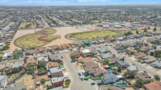 3081 Tierra Humeda Dr, El Paso, TX 79938 - aerial overview of property's location featuring nearby suburban area
