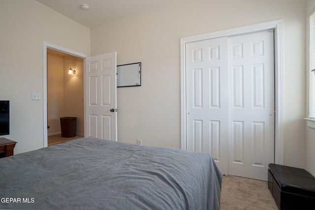 7350 Rosas Way, Canutillo, TX 79835 - bedroom featuring light carpet and a closet