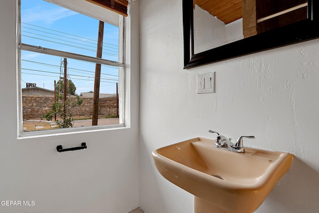 5713 Sanders Ave, El Paso, TX 79924 - bathroom with plenty of natural light and a sink