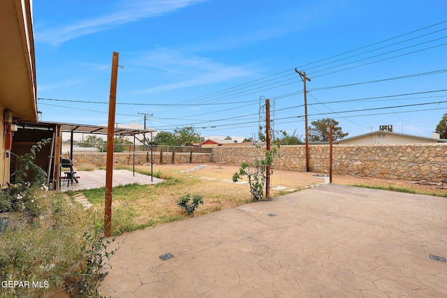 5713 Sanders Ave, El Paso, TX 79924 - view of patio featuring a fenced backyard