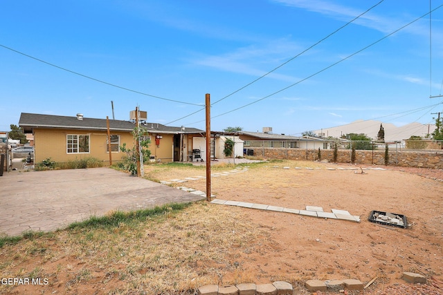 5713 Sanders Ave, El Paso, TX 79924 - back of property featuring fence and a patio