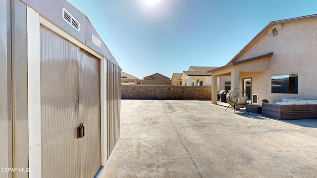 569 Logwood Ave, Canutillo, TX 79835 - view of patio featuring an outdoor living space