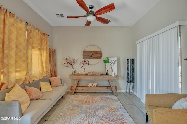 14809 Tierra Escape Ave, El Paso, TX 79938 - living room with a ceiling fan, healthy amount of natural light, and baseboards