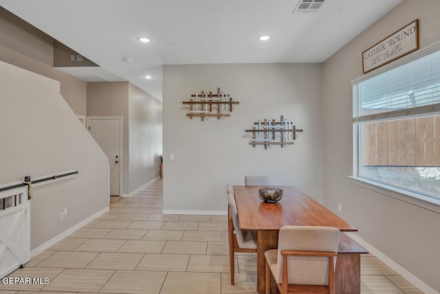 14809 Tierra Escape Ave, El Paso, TX 79938 - dining area featuring healthy amount of natural light, recessed lighting, and baseboards
