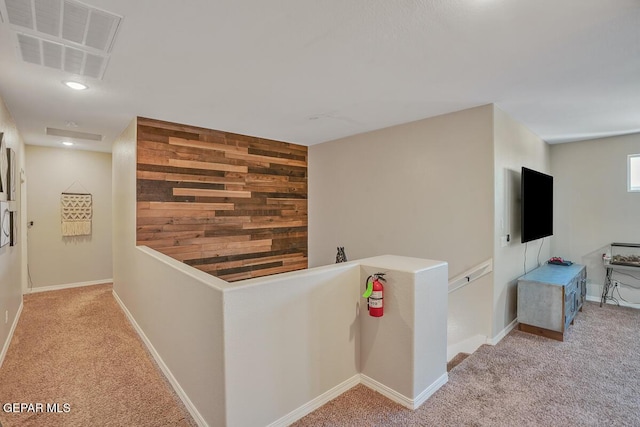 14809 Tierra Escape Ave, El Paso, TX 79938 - hallway featuring carpet flooring, baseboards, and recessed lighting
