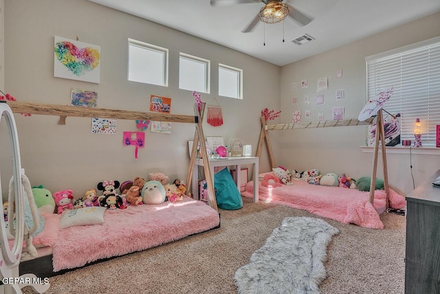 14809 Tierra Escape Ave, El Paso, TX 79938 - carpeted bedroom with a ceiling fan