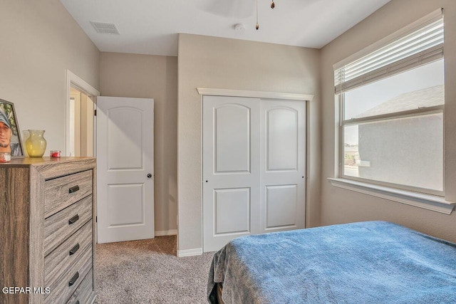 14809 Tierra Escape Ave, El Paso, TX 79938 - bedroom featuring carpet floors, a closet, and baseboards