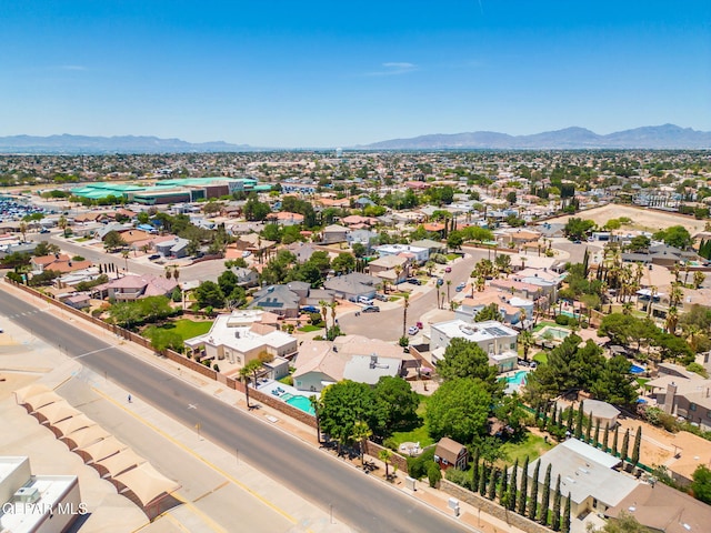 12081 E Paseo De Amor Ln E, El Paso, TX 79936 - aerial view of residential area featuring a mountainous background