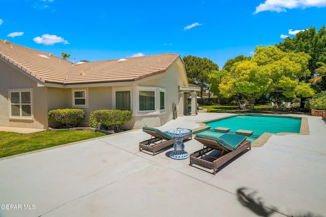 12081 E Paseo De Amor Ln E, El Paso, TX 79936 - swimming pool with a patio