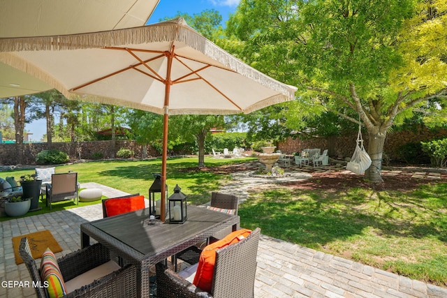 12081 E Paseo De Amor Ln E, El Paso, TX 79936 - wooden deck featuring a patio area and outdoor dining area