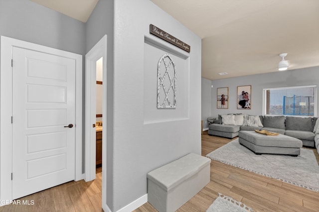 14953 Willie Worsley Ave, El Paso, TX 79938 - living room with wood finished floors and baseboards