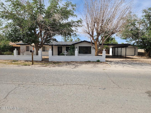 301 Bandolina Dr, Socorro, TX 79927 - single story home featuring a fenced front yard and concrete driveway