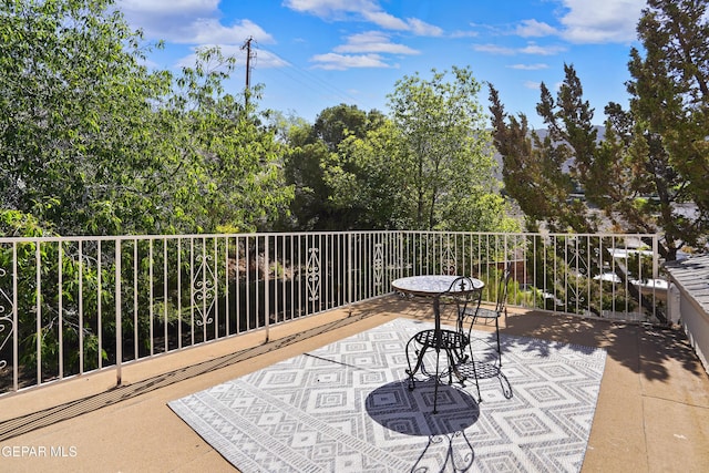 505 Canyon Springs Dr, El Paso, TX 79912 - view of patio / terrace featuring a balcony