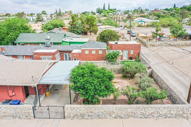 2300 N Campbell St, El Paso, TX 79902 - drone / aerial view