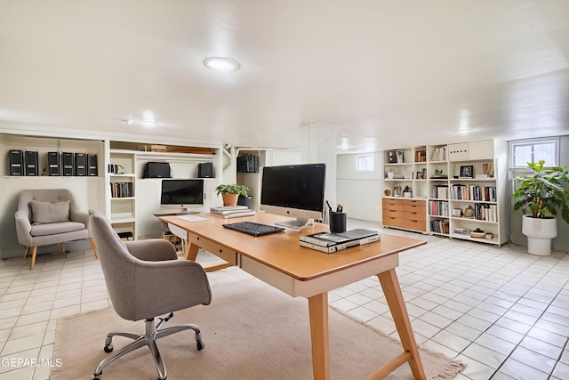 2300 N Campbell St, El Paso, TX 79902 - home office featuring light tile patterned floors