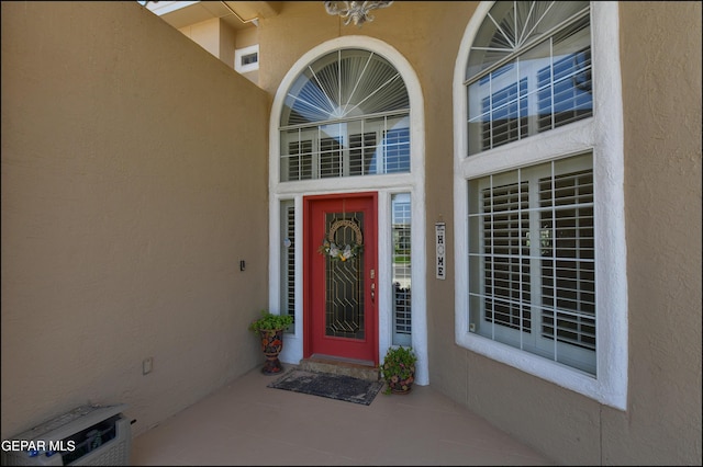1337 Emerald Gate Ln, El Paso, TX 79936 - view of exterior entry with stucco siding
