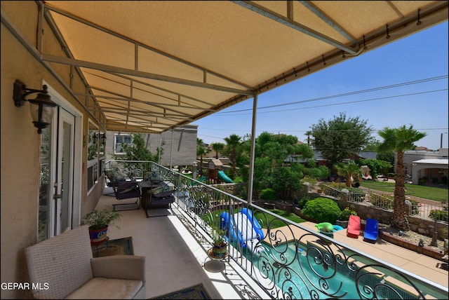1337 Emerald Gate Ln, El Paso, TX 79936 - view of balcony