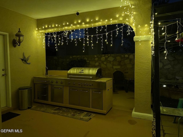 1337 Emerald Gate Ln, El Paso, TX 79936 - view of patio featuring exterior kitchen