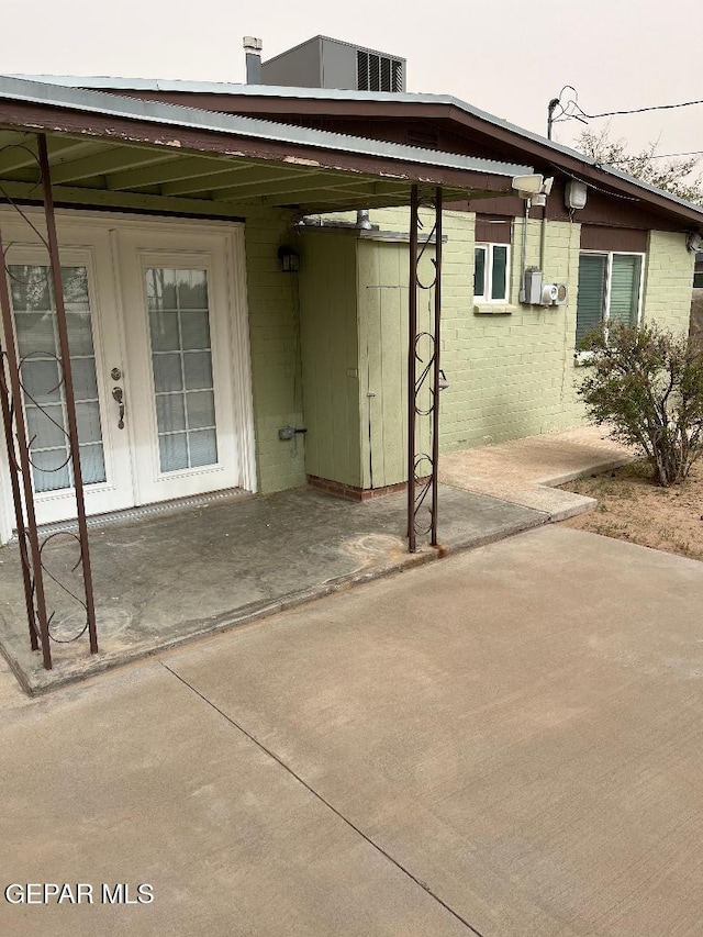 1017 Ralpheene St, El Paso, TX 79907 - view of patio with french doors