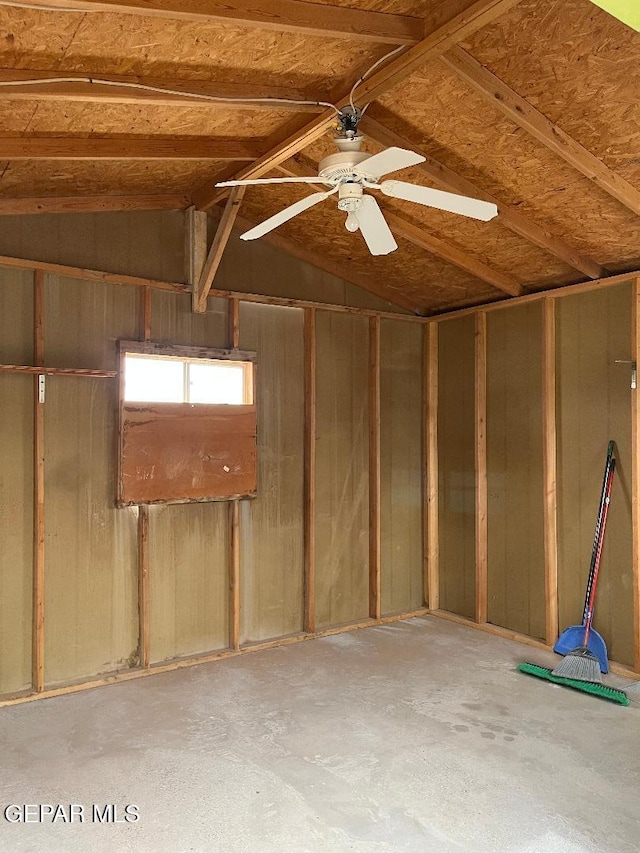 1017 Ralpheene St, El Paso, TX 79907 - storage room featuring ceiling fan