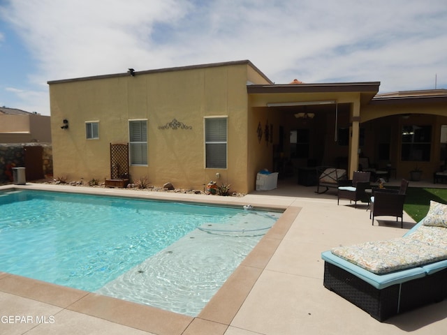 7012 Diamond Ridge Dr, El Paso, TX 79912 - outdoor pool featuring a patio area and outdoor lounge area