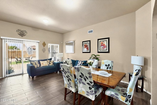 12009 Copper Point Pl, El Paso, TX 79934 - dining space with wood finished floors and baseboards