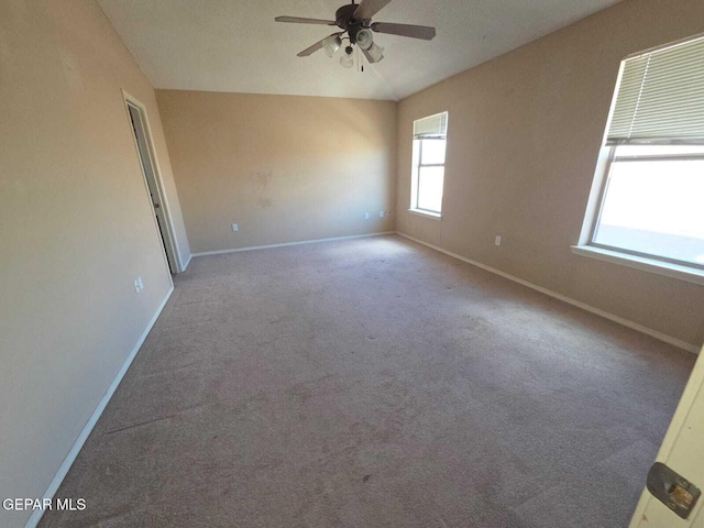 PPP10049 Paloma Dr, El Paso, TX 79924 - unfurnished room with ceiling fan, baseboards, and carpet