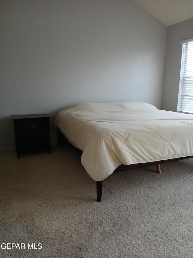 405 Santorini Ct, Socorro, TX 79927 - carpeted bedroom with vaulted ceiling